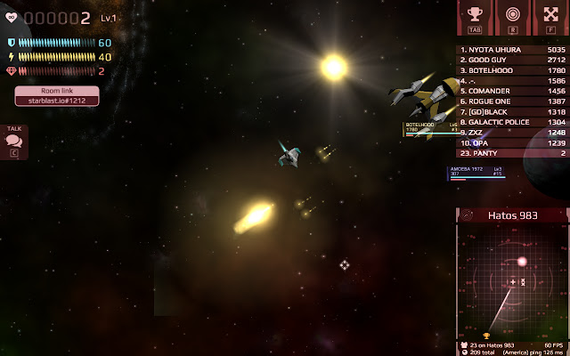Starblast.io  from Chrome web store to be run with OffiDocs Chromium online