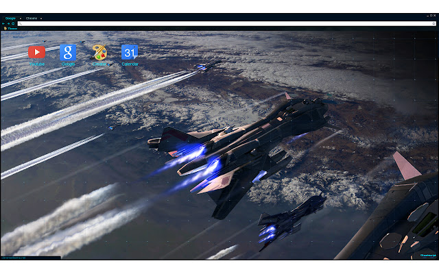 Star Citizen Retaliators in the sky  from Chrome web store to be run with OffiDocs Chromium online