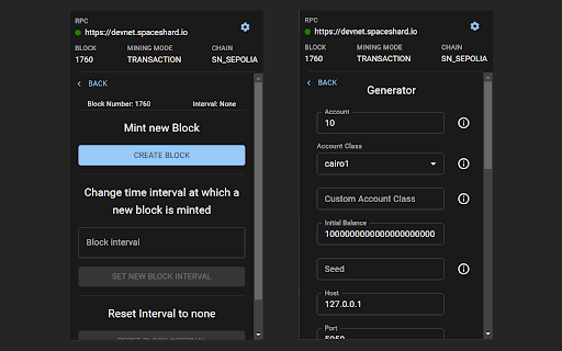 Starknet Rivet  from Chrome web store to be run with OffiDocs Chromium online