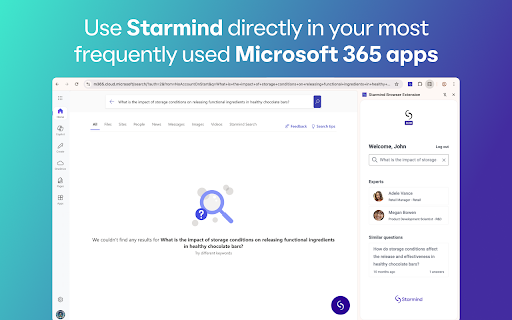 Starmind Browser Extension  from Chrome web store to be run with OffiDocs Chromium online