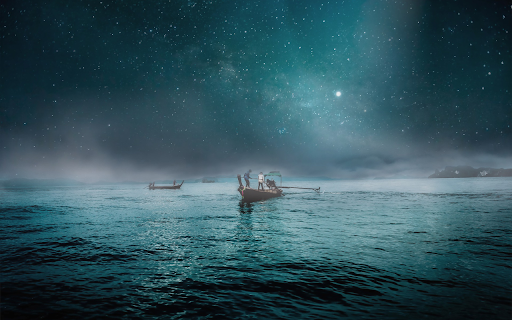 Starry night fishing  from Chrome web store to be run with OffiDocs Chromium online