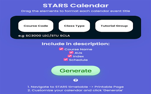 STARSCal  from Chrome web store to be run with OffiDocs Chromium online