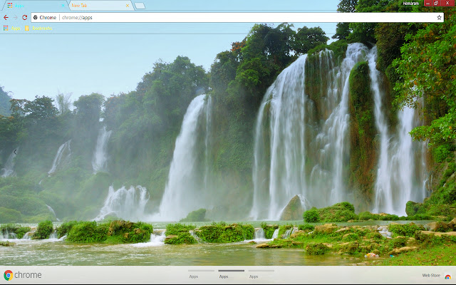 Startling Waterfall Nature  from Chrome web store to be run with OffiDocs Chromium online