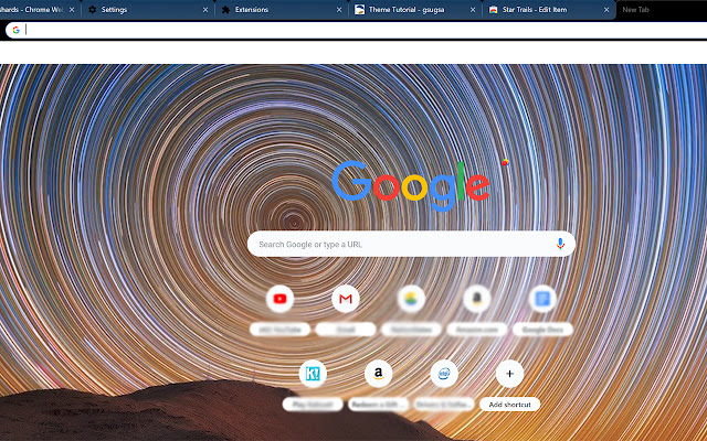 Star Trails  from Chrome web store to be run with OffiDocs Chromium online