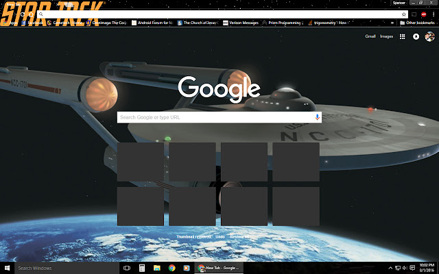 Star Trek Theme  from Chrome web store to be run with OffiDocs Chromium online