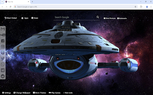 Star Trek Wallpaper  from Chrome web store to be run with OffiDocs Chromium online