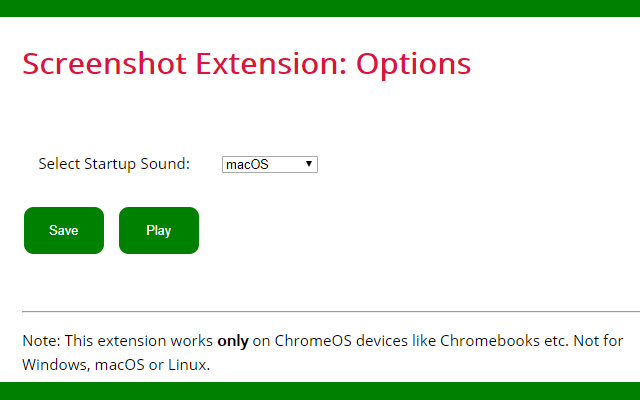 Startup Sound for Chromebook™  from Chrome web store to be run with OffiDocs Chromium online