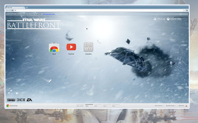 Star Wars: Battlefront  from Chrome web store to be run with OffiDocs Chromium online