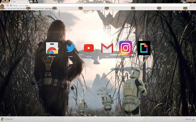 Star Wars: Battlefront 2 | Chewbacca dari toko web Chrome untuk dijalankan dengan OffiDocs Chromium online