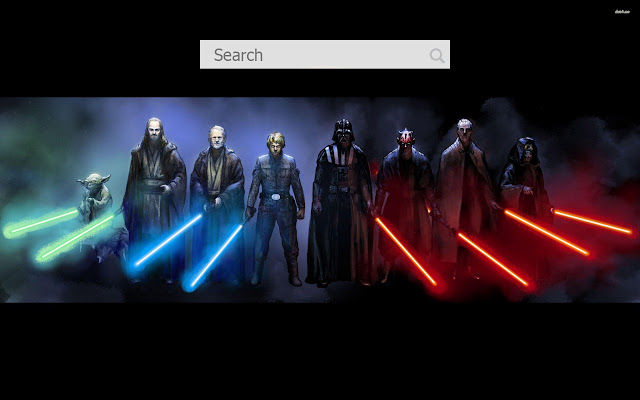 Starwars HD themes  from Chrome web store to be run with OffiDocs Chromium online