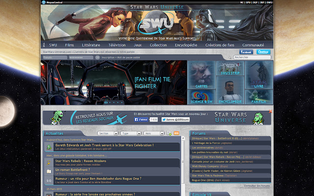 StarWars Universe  from Chrome web store to be run with OffiDocs Chromium online
