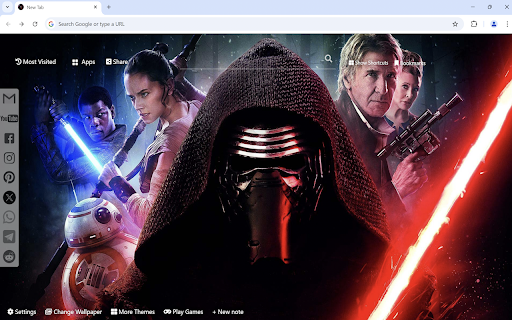 Star Wars Wallpaper  from Chrome web store to be run with OffiDocs Chromium online