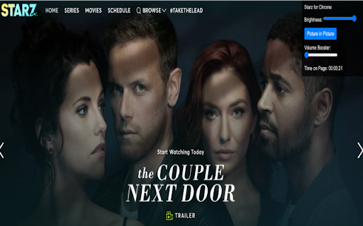 Starz for Chrome  from Chrome web store to be run with OffiDocs Chromium online