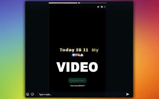 Status Downloader And Story Saver  from Chrome web store to be run with OffiDocs Chromium online