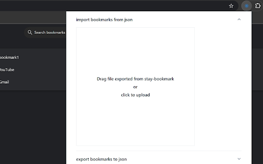 Stay Bookmark  from Chrome web store to be run with OffiDocs Chromium online