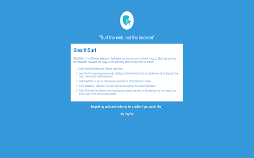 StealthSurf  from Chrome web store to be run with OffiDocs Chromium online