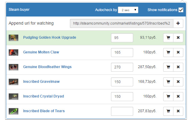 Steam Buyer  from Chrome web store to be run with OffiDocs Chromium online