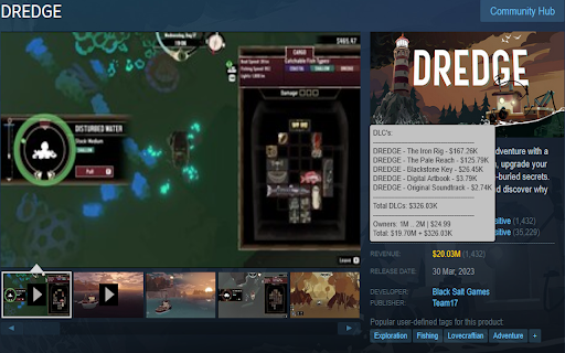 Steam Game Revenue  from Chrome web store to be run with OffiDocs Chromium online