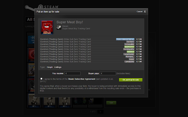 Steam inline listings  from Chrome web store to be run with OffiDocs Chromium online