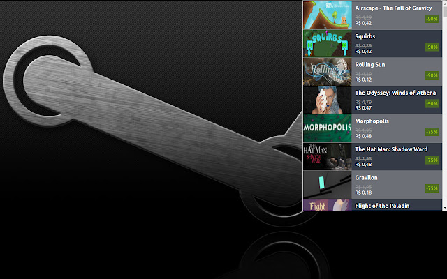 Steam Offers  from Chrome web store to be run with OffiDocs Chromium online