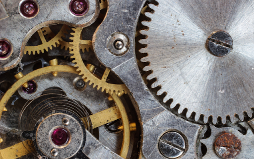 Steampunk Gears and Cogs  from Chrome web store to be run with OffiDocs Chromium online