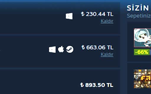 Steam Türk Lirasına Çevirme  from Chrome web store to be run with OffiDocs Chromium online