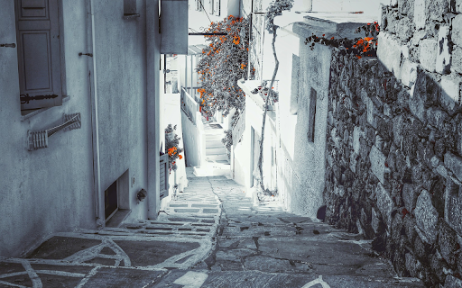 Steep stairs in the alley  from Chrome web store to be run with OffiDocs Chromium online
