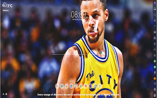 Stephen Curry MeaVana  from Chrome web store to be run with OffiDocs Chromium online