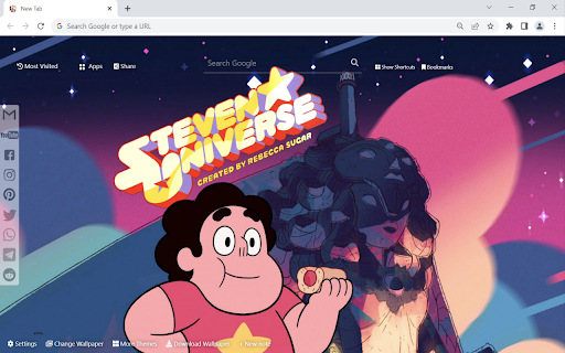 Steven Universe Wallpaper  from Chrome web store to be run with OffiDocs Chromium online