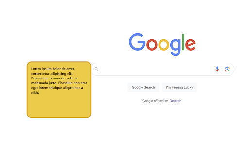 Stickies Everywhere  from Chrome web store to be run with OffiDocs Chromium online