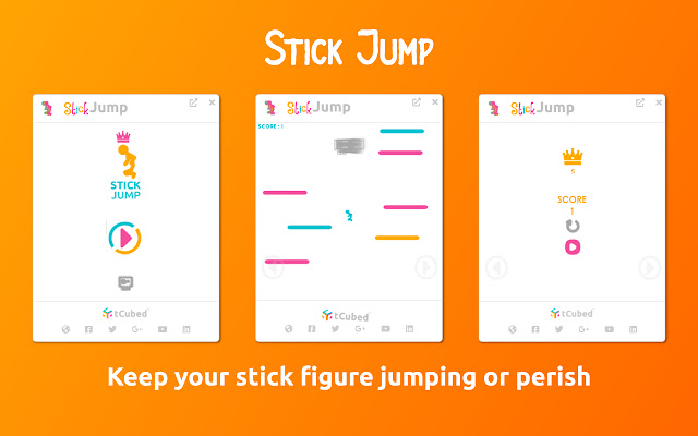 Stick Jump  from Chrome web store to be run with OffiDocs Chromium online