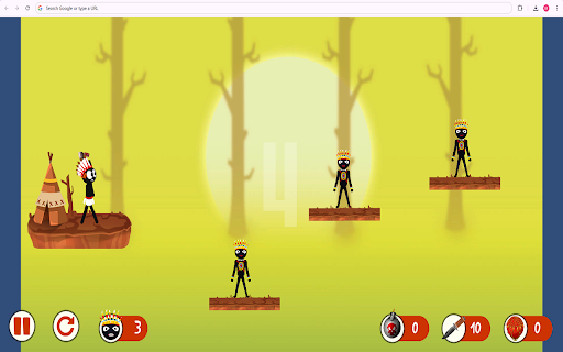 Stickman Hunter: Ultimate Archery Battle  from Chrome web store to be run with OffiDocs Chromium online