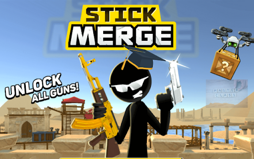 Stick Merge Master Class Game  from Chrome web store to be run with OffiDocs Chromium online