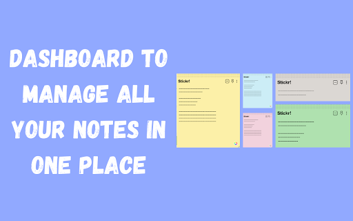 Stickr Sticky notes for Web  from Chrome web store to be run with OffiDocs Chromium online
