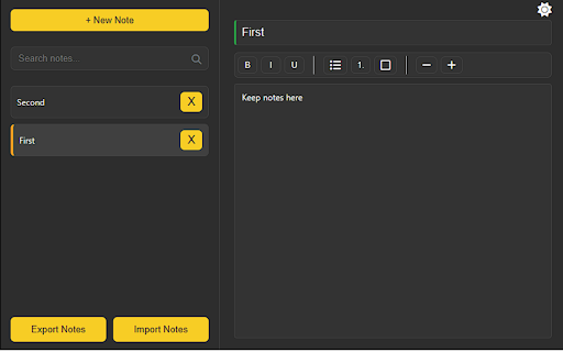 Sticky Notes for Chrome  from Chrome web store to be run with OffiDocs Chromium online