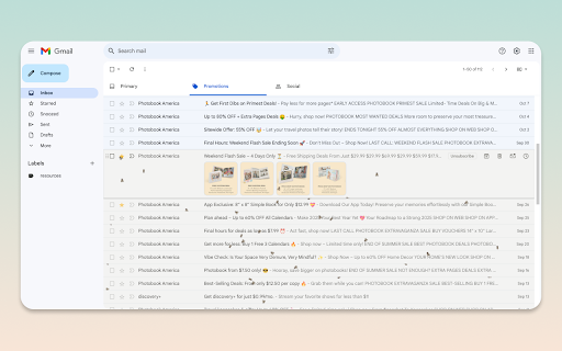 Stinky Mail for Gmail  from Chrome web store to be run with OffiDocs Chromium online