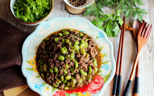 Stir fried beef  from Chrome web store to be run with OffiDocs Chromium online