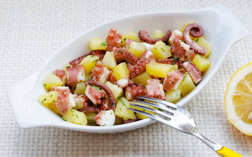 Stir fried octopus whiskers  from Chrome web store to be run with OffiDocs Chromium online