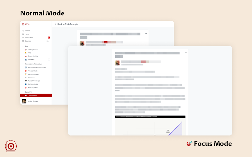 Stoa Focus Mode  from Chrome web store to be run with OffiDocs Chromium online