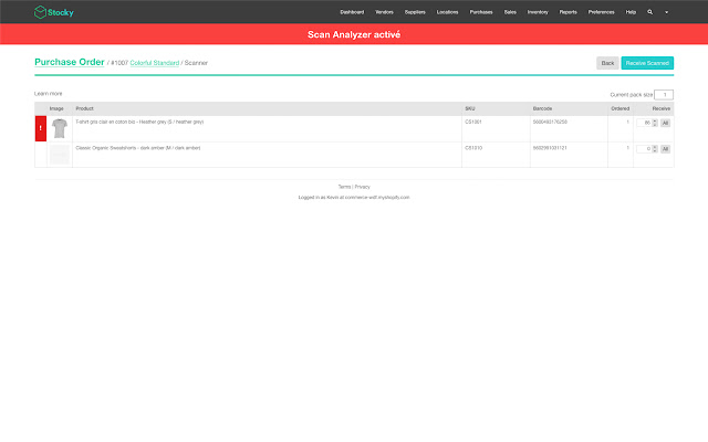 Stocky Scan Analyzer  from Chrome web store to be run with OffiDocs Chromium online