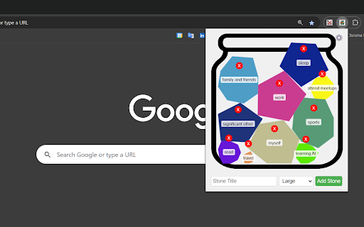 Stones in a Jar  from Chrome web store to be run with OffiDocs Chromium online