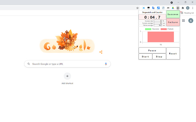 Stopwatch and Counter  from Chrome web store to be run with OffiDocs Chromium online
