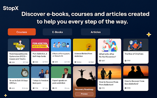 StopX: Porn Blocker  Site Blocker  from Chrome web store to be run with OffiDocs Chromium online