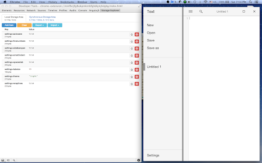 Storage Area Manager  from Chrome web store to be run with OffiDocs Chromium online