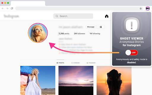 Stories for Instagram  from Chrome web store to be run with OffiDocs Chromium online