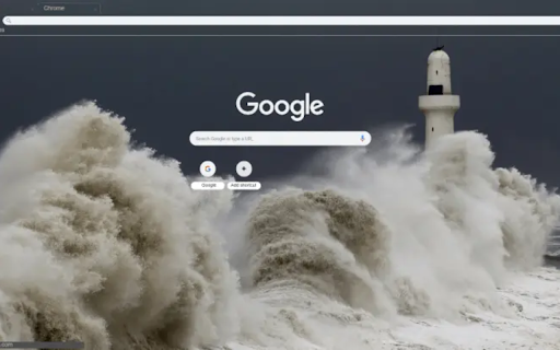 Storm tempest lighthouse  from Chrome web store to be run with OffiDocs Chromium online