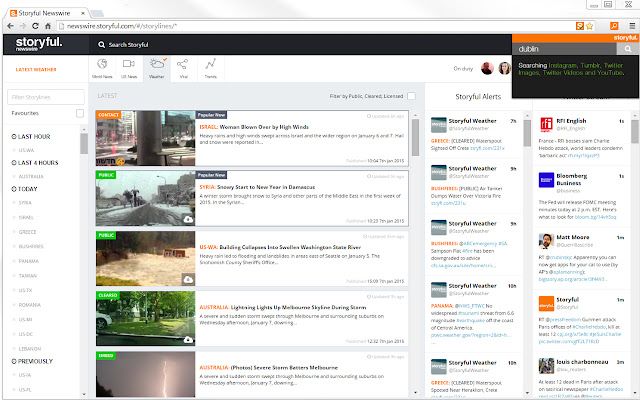 Storyful Multisearch  from Chrome web store to be run with OffiDocs Chromium online