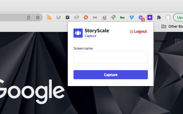 Storyscale Capture  from Chrome web store to be run with OffiDocs Chromium online