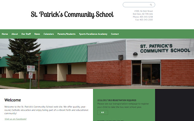 St. Patrick’s Community School  from Chrome web store to be run with OffiDocs Chromium online