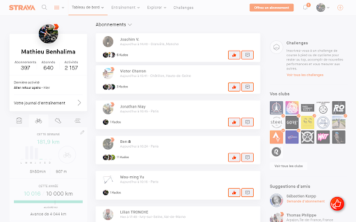 Strava Auto Kudos  from Chrome web store to be run with OffiDocs Chromium online